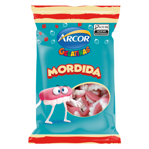 Bala de Gelatina Mordida 70g