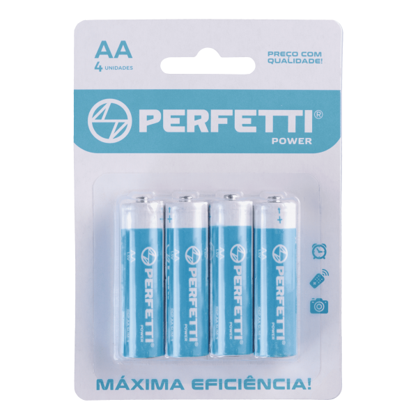 Pilha Perfetti Comum AA C/4