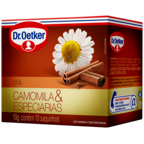 Chá Dr. Oetker Camomila com Especiarias c/10 10g