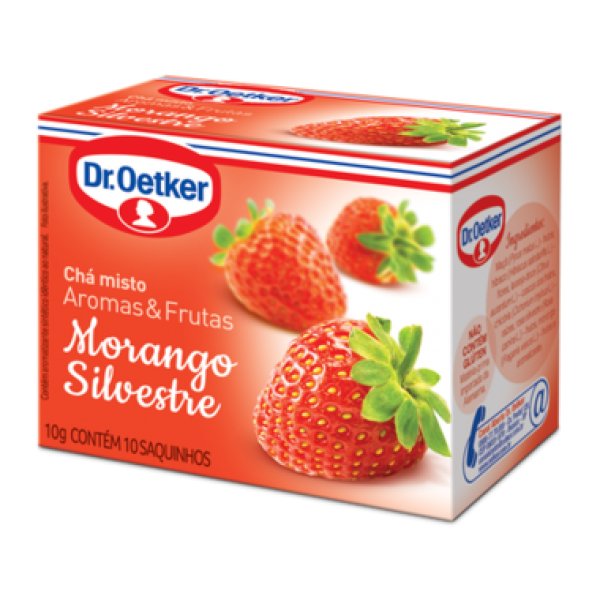 Chá Dr. Oetker Morango Silvestre c/10 10g