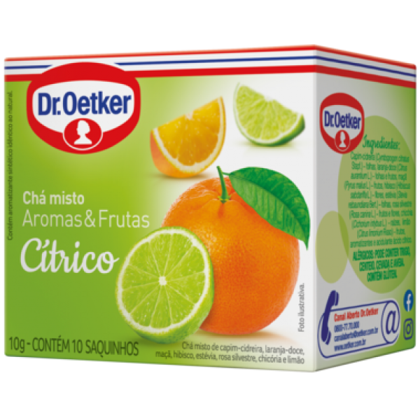 Chá Dr. Oetker Cítrico c/10 10g