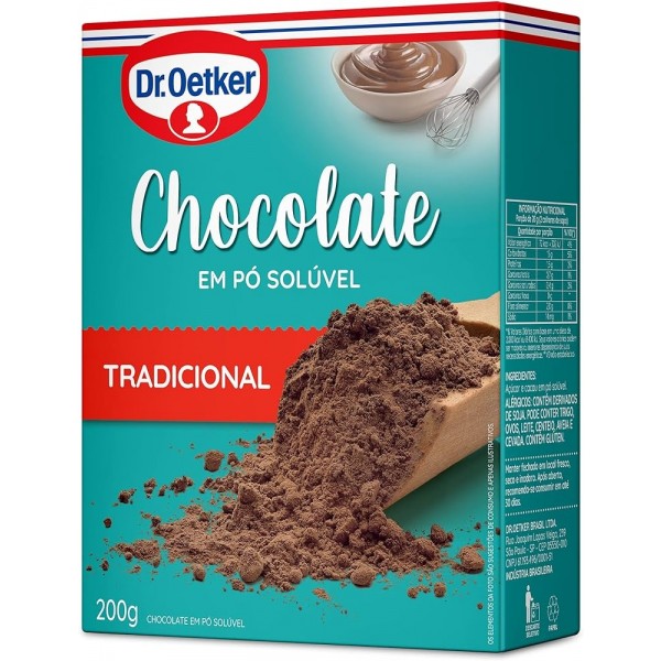 Chocolate em Pó Dr. Oetker Tradicional 200g