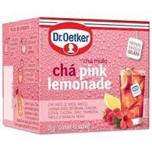 Chá Dr. Oetker Lemonade Pink C/10