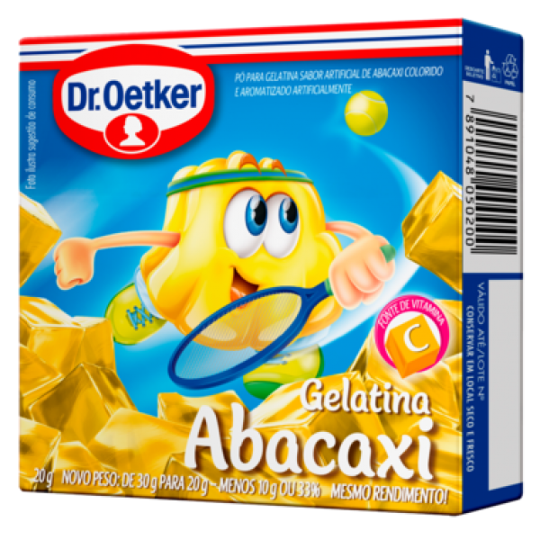 Gelatina Dr. Oetker Abacaxi 20g