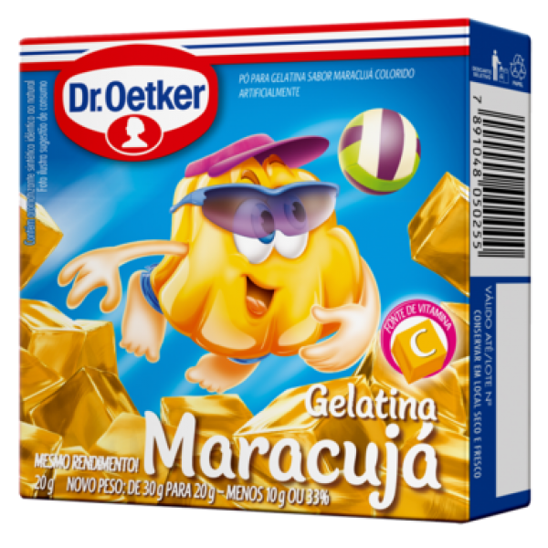 Gelatina Dr. Oetker Maracujá 20g