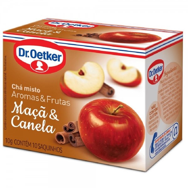 Chá Dr. Oetker Maçã e Canela C/15