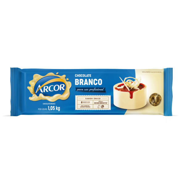 Chocolate Arcor Branco 1,05kg
