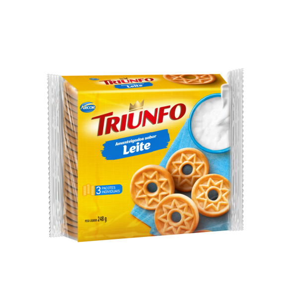 Biscoito Triunfo Amanteigado Leite 248g
