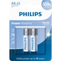 Pilha Philips Alcalina AA C/2