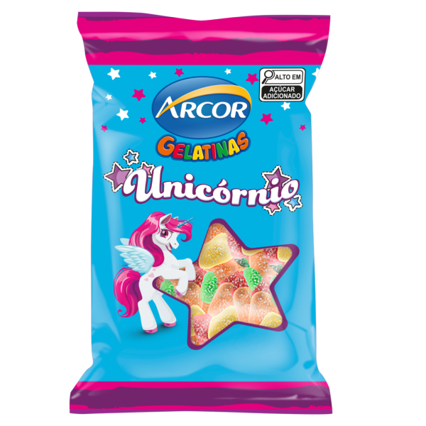 Bala de Gelatina Unicórnio 70g