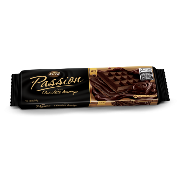 Wafer Passion Chocolate Amargo 80g