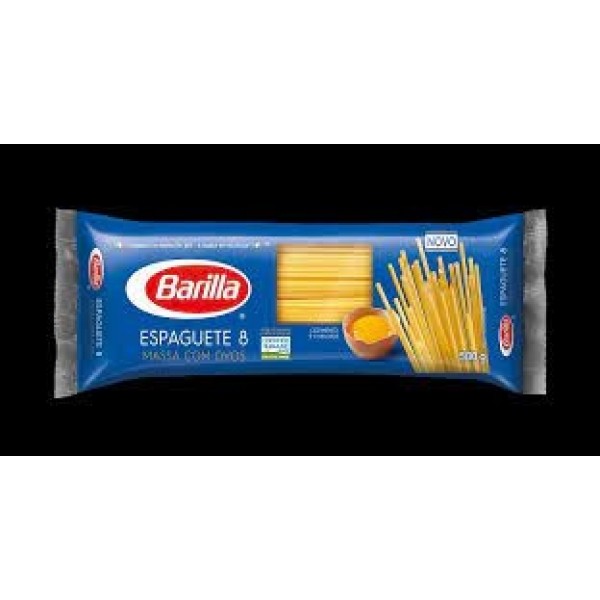 Massa Barilla Espaguete C/ Ovos N8 500g