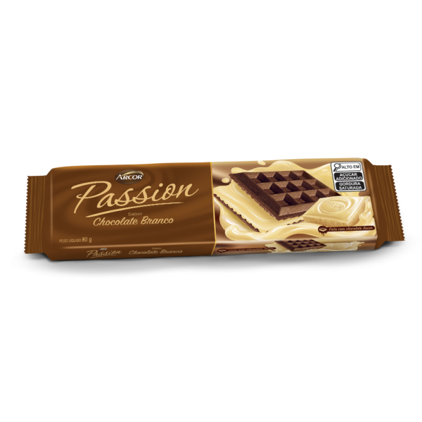 Wafer Passion Chocolate Branco 80g