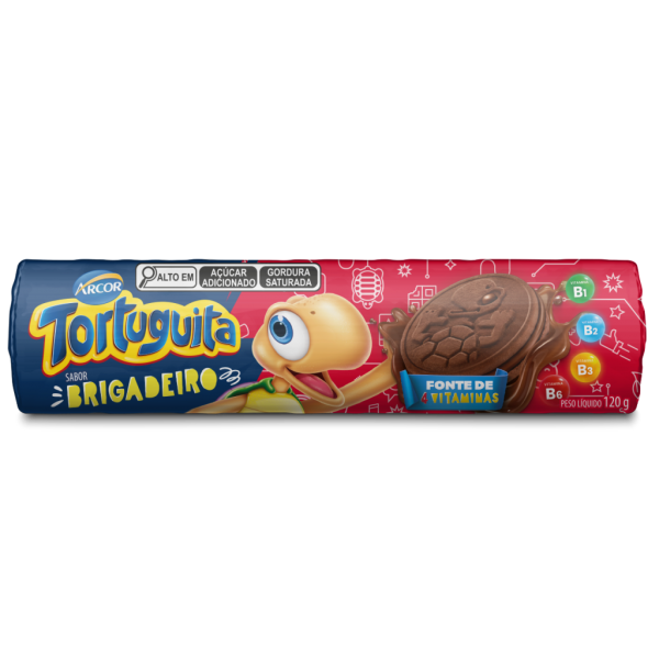Biscoito Tortuguita Brigadeiro 120g