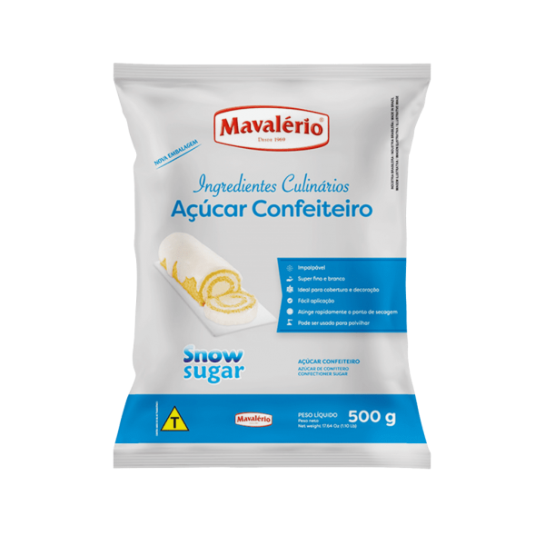 Açúcar Confeiteiro Mavalerio 500g