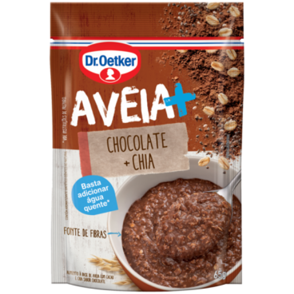 Aveia Dr. Oetker Chocolate + Chia 65g