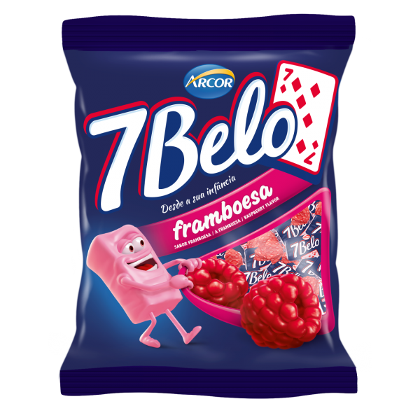 Bala 7 Belo Framboesa 100g