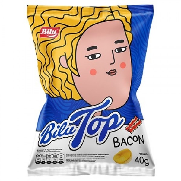 Salgadinho Bilu Top Bacon 40g