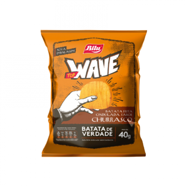 Salgadinho Bilu Wave Churrasco 40g