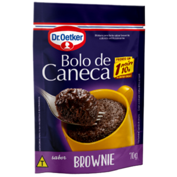 Bolo de Caneca Dr. Oetker Brownie 70g