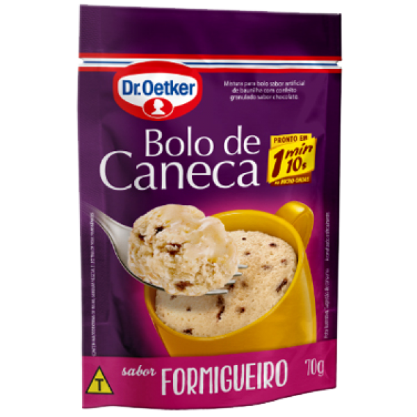 Bolo de Caneca Dr. Oetker Formigueiro 70g