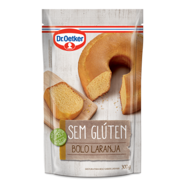 Bolo Dr. Oetker Gluten Free Laranja 300g