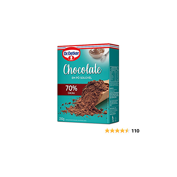 Chocolate em Pó Dr. Oetker 70% Cacau 200g