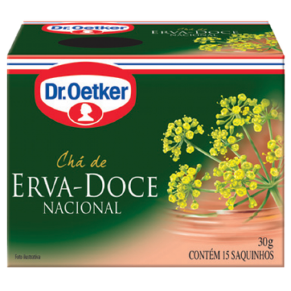 Chá Dr. Oetker Erva-Doce Nacional c/15 30g
