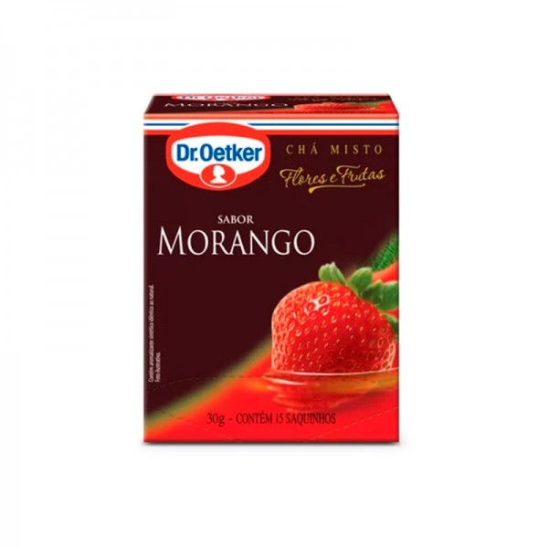 Chá Dr. Oetker Morango c/15 30g
