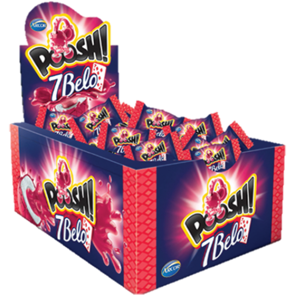 Chicle Poosh 7 Belo c/40