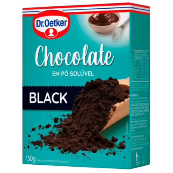 Chocolate em Pó Dr. Oetker Black 150g