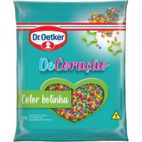 Decoração Dr. Oetker Color Bolinha 80g