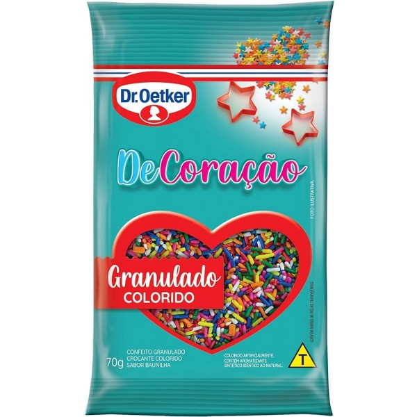 Decoração Dr. Oetker Colorido 70g
