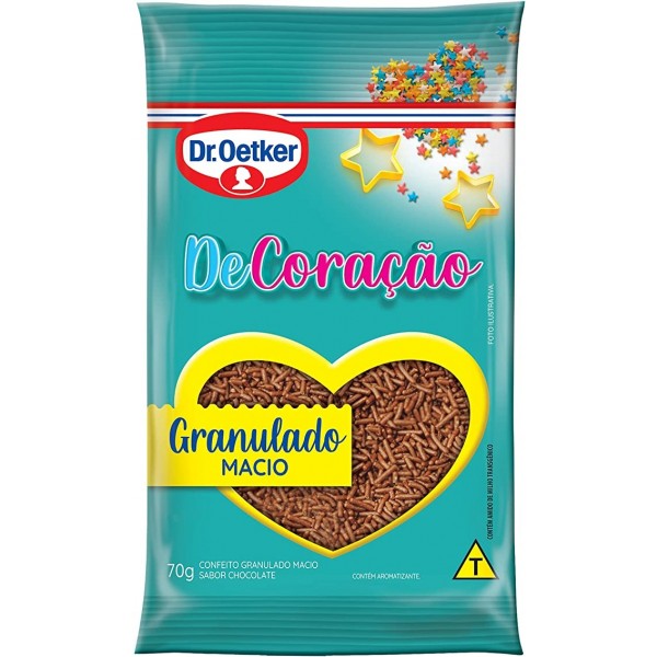 Decoração Dr. Oetker Granulado Macio 70g