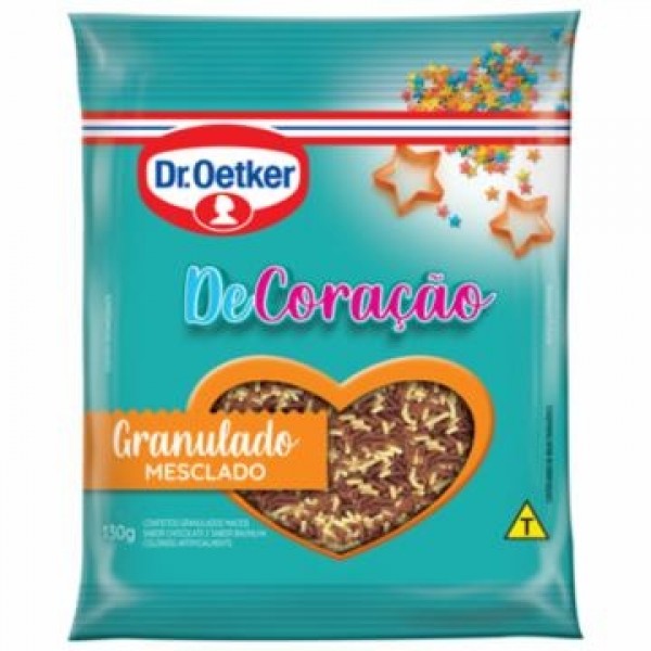 Decoração Dr. Oetker Granulado Mesclado 130g