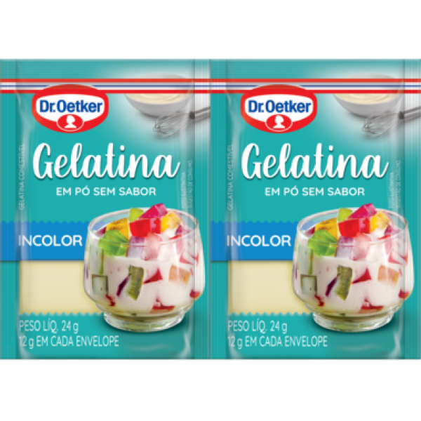 Gelatina Dr. Oetker Sem Sabor 24g