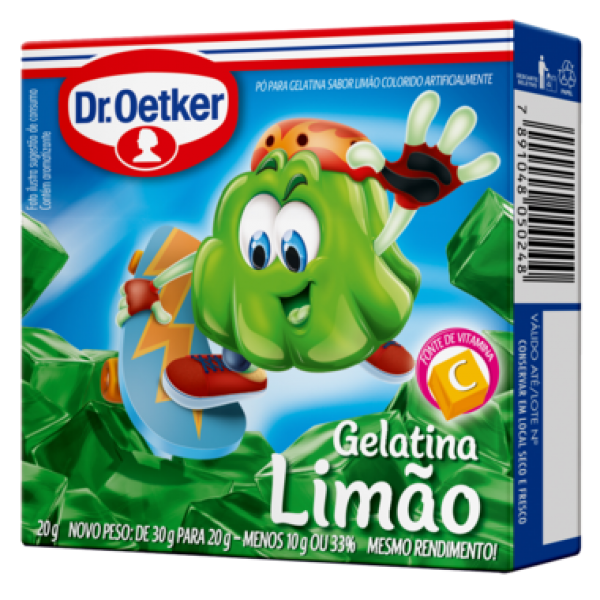 Gelatina Dr. Oetker Limão 20g
