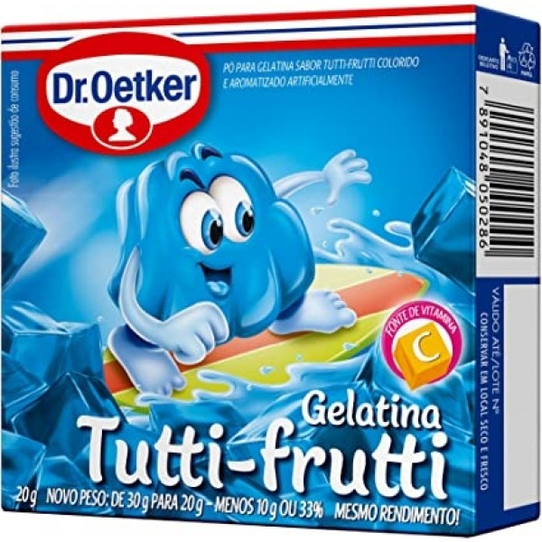Gelatina Dr. Oetker Tutti-Frutti 20g