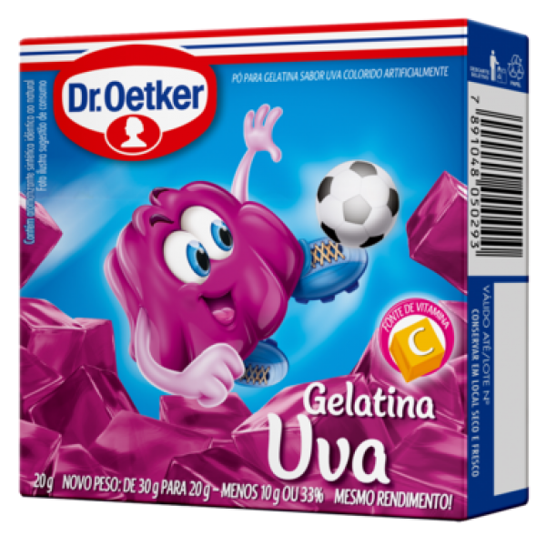 Gelatina Dr. Oetker Uva 20g