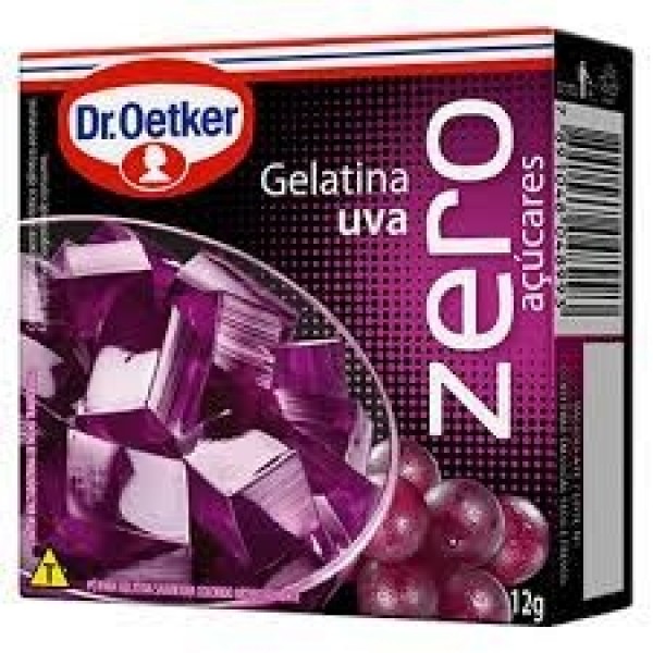 Gelatina Dr. Oetker Zero Uva 12g
