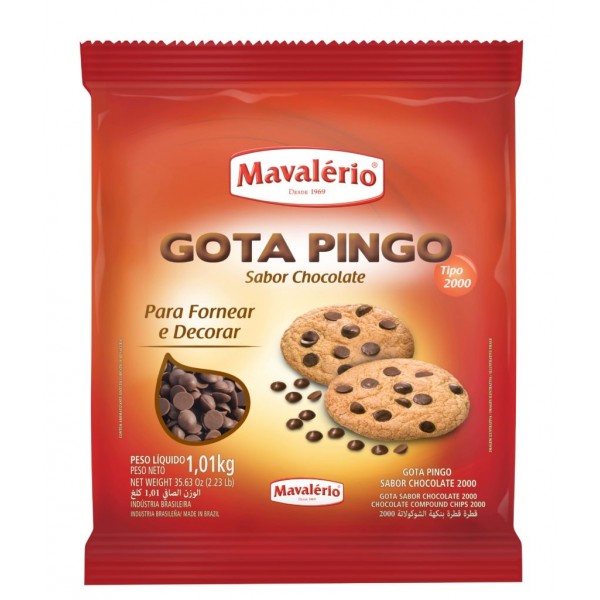 Gota Pingo Mavalerio Chocolate 1,01Kg