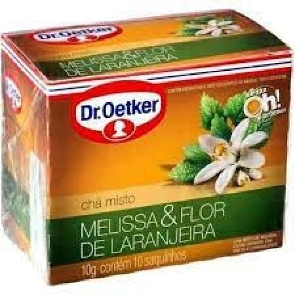 Chá Dr. Oetker Melissa C/ Flor de Laranjeira C/10