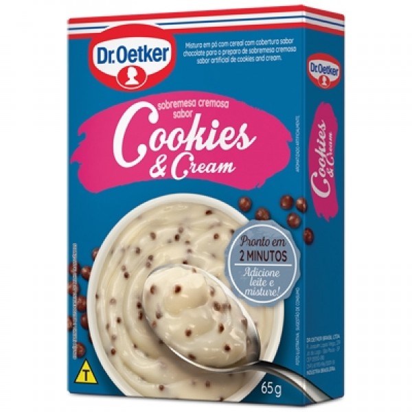 Sobremesa Dr. Oetker Cookies & Cream 65g