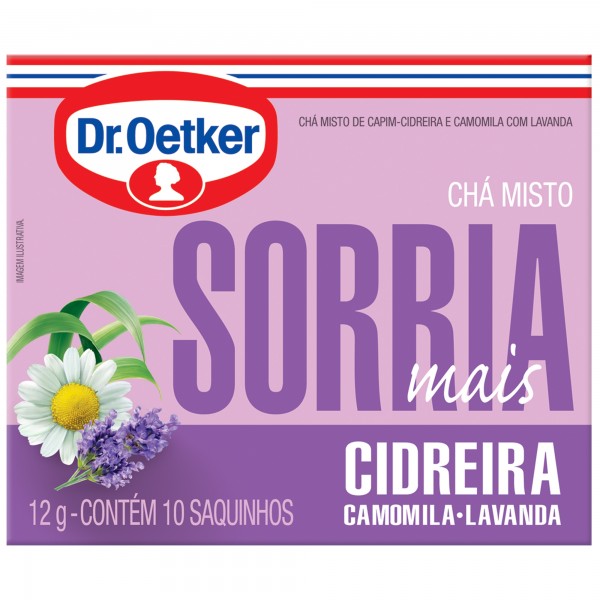 Chá Dr. Oetker Sorria Mais c/10 12g