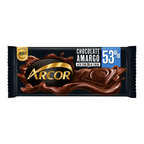 Chocolate Arcor 53% Cacau 80g