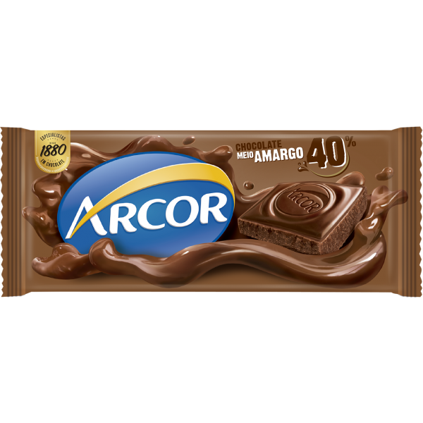 Chocolate Arcor Meio Amargo 80g