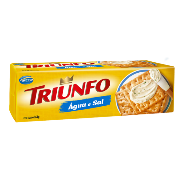 Biscoito Triunfo Água e Sal 164g