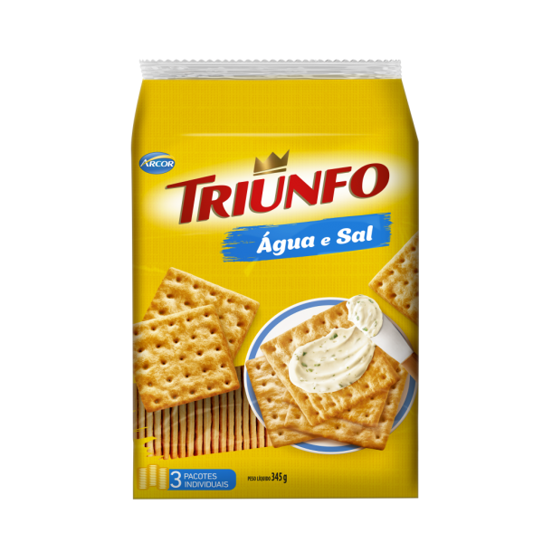 Biscoito Triunfo Água e Sal 345g