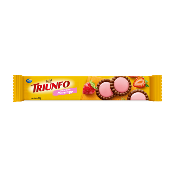 Biscoito Triunfo Tortini Morango 90g