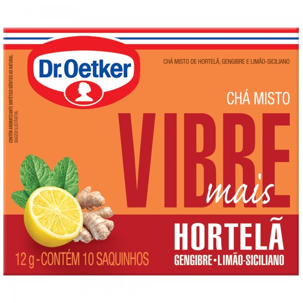 Chá Dr. Oetker Vibre Mais c/10 12g